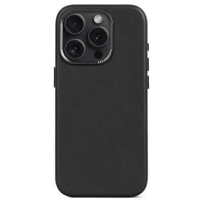 Cover Iphone 15 Pro Leather Magsafe Decoded - Black